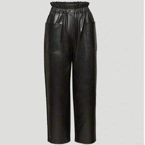 Aritzia Wilfred Caroline Vegan Leather Pants